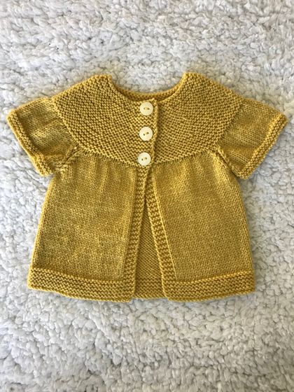 Hand Knitted Baby Jacket